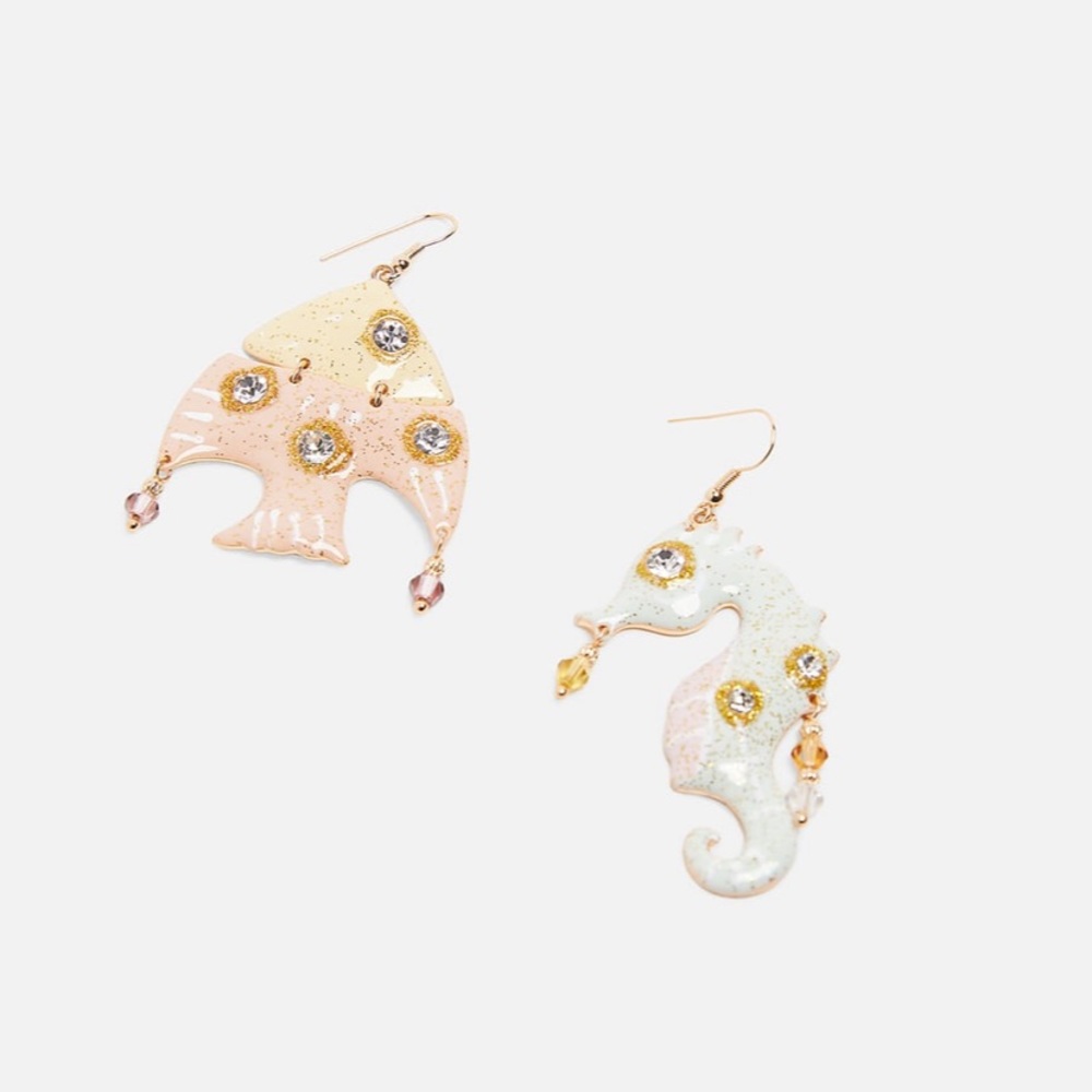 NWT • Zara • Whimsical Earrings